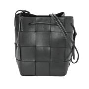 Bottega Veneta Vintage Pre-owned Laeder crossbodyvskor Black, Dam