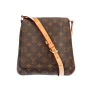 Louis Vuitton Vintage Pre-owned Tyg louis-vuitton-vskor Brown, Dam