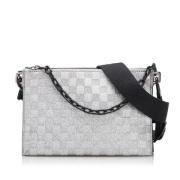 Louis Vuitton Vintage Pre-owned Laeder handvskor Gray, Dam