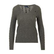 Ralph Lauren Grå Tröja Kimberly Pullover Gray, Dam