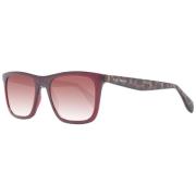 Ted Baker Röda Herrsolglasögon Rektangulär Gradient Red, Unisex