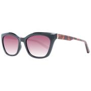 Ted Baker Svart Cat Eye Solglasögon Gradient Lila Black, Unisex