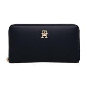 Tommy Hilfiger Stor Poppy Reform Plånbok Black, Dam