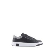 Armani Exchange Svart och Vit Sneakers för Män Black, Herr