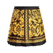 Versace Veckad kjol Yellow, Dam