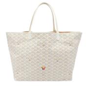 Goyard Vintage Pre-owned Laeder totevskor White, Dam