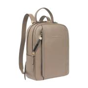 Piquadro Beige Bucket Bag Ryggsäck Beige, Dam