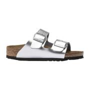 Birkenstock Silver Casual Dam Sandaler Gray, Dam