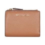 Michael Kors Plånbok med tryckknapp Billfold Portfolio Brown, Dam