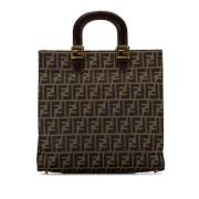 Fendi Vintage Pre-owned Laeder totevskor Brown, Dam