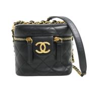 Chanel Vintage Pre-owned Laeder chanel-vskor Black, Dam