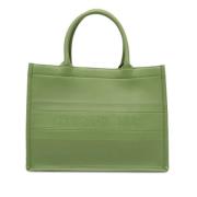 Dior Vintage Pre-owned Laeder totevskor Green, Dam