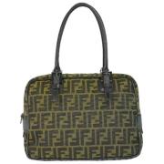 Fendi Vintage Pre-owned Canvas totevskor Brown, Dam