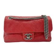 Chanel Vintage Pre-owned Laeder chanel-vskor Red, Dam