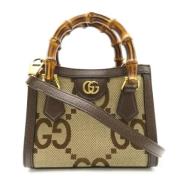 Gucci Vintage Pre-owned Canvas gucci-vskor Brown, Dam