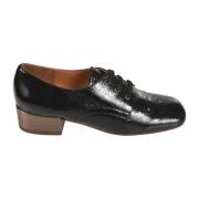 Chie Mihara Svarta platta skor Elegant stil Black, Dam