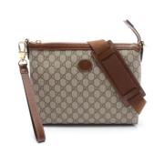 Gucci Vintage Pre-owned Laeder gucci-vskor Beige, Dam