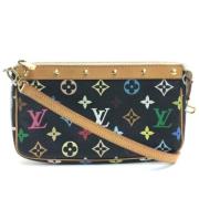 Louis Vuitton Vintage Pre-owned Tyg louis-vuitton-vskor Black, Dam