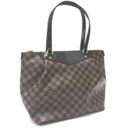 Louis Vuitton Vintage Pre-owned Tyg louis-vuitton-vskor Brown, Dam