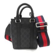 Gucci Vintage Pre-owned Canvas gucci-vskor Black, Dam