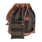 Fendi Vintage Pre-owned Canvas fendi-vskor Brown, Dam