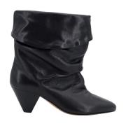 Isabel Marant Svarta ankelboots med konhäl Black, Dam