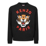 Kenzo Lucky Tiger Sweater Black, Herr