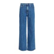 Tommy Hilfiger Bootcut Jeans för Modern Stil Blue, Dam