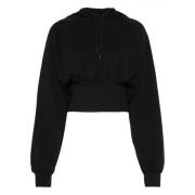 Adidas by Stella McCartney Snygg Hoodie för Aktiv Livsstil Black, Dam