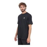 Adidas Originals Svart Classics T-shirt med Trefoil-logotyp Black, Her...