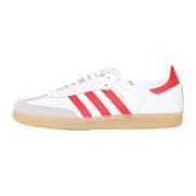 Adidas Originals Vit Röd Samba OG Sneakers Kvinnor White, Dam