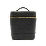 Chanel Vintage Pre-owned Tyg chanel-vskor Black, Dam