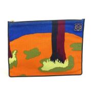 Loewe Pre-owned Pre-owned Tyg kuvertvskor Multicolor, Dam