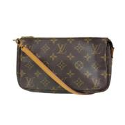 Louis Vuitton Vintage Pre-owned Tyg louis-vuitton-vskor Brown, Dam