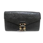 Louis Vuitton Vintage Pre-owned Laeder plnbcker Black, Dam