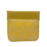 Chanel Vintage Pre-owned Laeder plnbcker Yellow, Dam