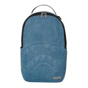 Sprayground Stone Washed Shark Denim Ryggsäck Blue, Herr