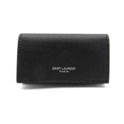 Yves Saint Laurent Vintage Pre-owned Laeder nyckelhllare Black, Dam