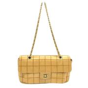 Chanel Vintage Pre-owned Laeder chanel-vskor Beige, Dam