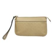 Gucci Vintage Pre-owned Canvas kuvertvskor Beige, Dam