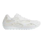 Bottega Veneta Vita Sneakers Lätt Tekniskt Tyg Mesh White, Herr