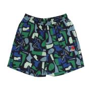 PUMA Mineral Blue All Over Print Shorts Multicolor, Herr