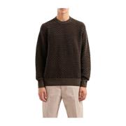 Armani Exchange Brun Tröja Pullover Män Polyester Brown, Herr