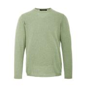 BomBoogie Round-neck Knitwear Green, Herr