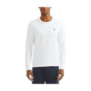 Ralph Lauren Bomull Jersey Sömn Lång Ärm White, Herr