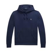 Ralph Lauren Broderad Logga Hoodie Blue, Herr