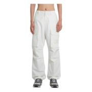 Stone Island Ghost Loose Cargo Byxor White, Herr