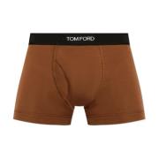 Tom Ford Boxershorts med logotyp Brown, Herr