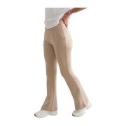 Aim'n Mysiga Flare Sweatpants Beige, Dam