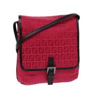 Fendi Vintage Pre-owned Canvas fendi-vskor Red, Dam